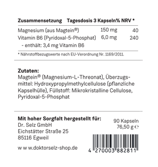 ThreoMag aktiv (Magnesium-L-Threonat, Magtein)