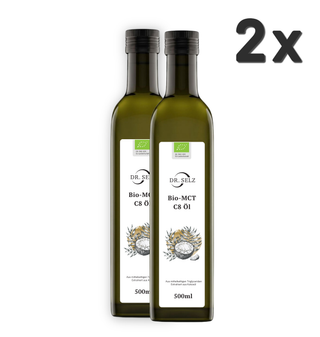 MCT-C8 Öl 500 ml (BIO) Doppelpack