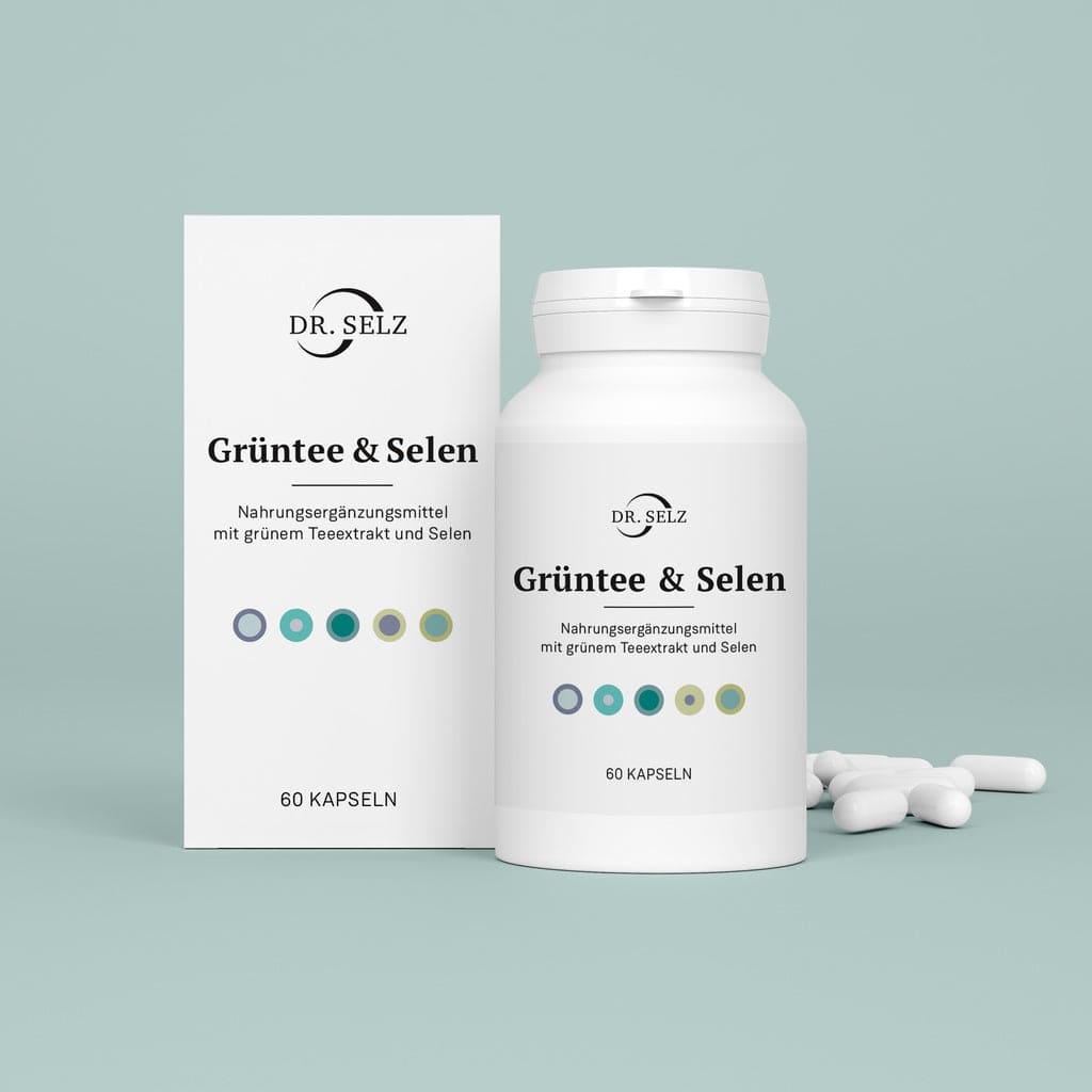 Green tea &amp; selenium capsules