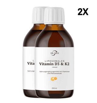 Liposomales Vitamin D3 & K2 MK7 Doppelpack