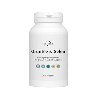 Green tea &amp; selenium capsules